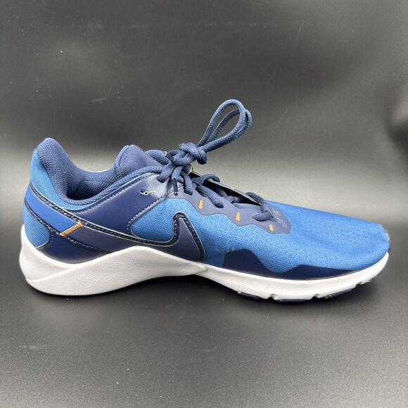 NIKE Legend Essential 2 Low Lace-Up Running Trainer Men Shoes Blue Size 10.5 main image 7